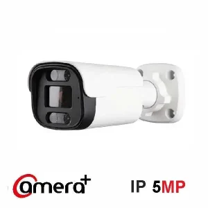 دوربین IP پنج مگا پیکسل بولت وارملایت کمرا پلاس