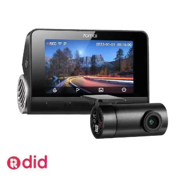 دوربین خودرو شیائومی 70mai 4K A810 دوربین خودرو شیائومی 70mai Dash Cam 4K A810 با دوربین عقب