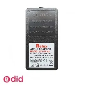 آداپتور 12 ولت 2 آمپر ریلکس