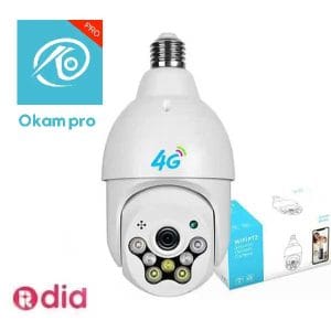 دوربین لامپی سیم‌کارتی چرخشی