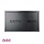 رک 6 یونیت فلزی مخصوص دوربین مداربسته عمق 45 درب فلزی مشکی+سینی (درجه 1) کد 1319