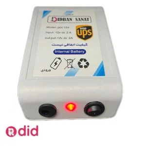یو پی اس(UPS) 12 ولت پرتابل حرفه ای برای دوربین مداربسته