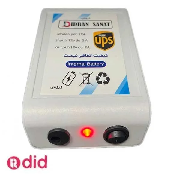یو پی اس(UPS) 12 ولت پرتابل حرفه ای برای دوربین مداربسته