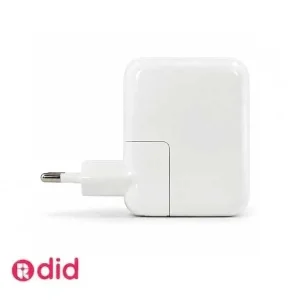 دوربین طرح شارژر بیسیم | رنگ سفید ، دو خروجی ، دو تیکه ، usb