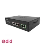 سوئیچ شبکه الکاتو 4پورت مدل EL-1SB0420BP-65W
