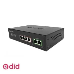 سوئیچ شبکه الکاتو 4پورت مدل EL-1SB0420BP-65W