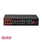 سوییچ POE شبکه 8 پورت EL-1SB0820BP-120W V2 ELKATO