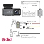 دوربین ثبت وقایع خودرو 4k اتوویژن مدل M6 4K-WiFi